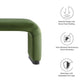 Modway Koda Performance Velvet Waterfall Long Bench FredCo