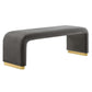 Modway Koda Performance Velvet Waterfall Long Bench FredCo