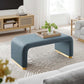 Modway Koda Performance Velvet Waterfall Ottoman FredCo