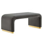 Modway Koda Performance Velvet Waterfall Ottoman FredCo