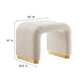 Modway Koda Performance Velvet Waterfall Stool FredCo