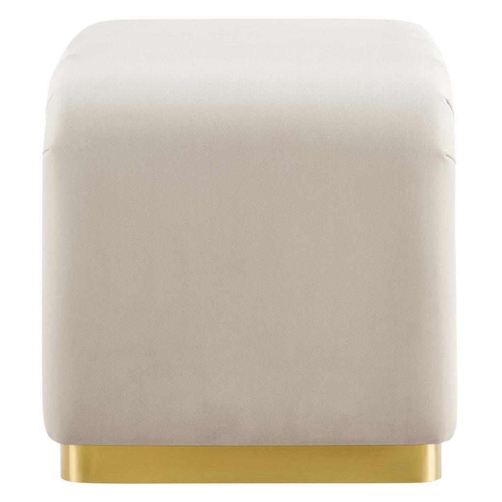 Modway Koda Performance Velvet Waterfall Stool FredCo