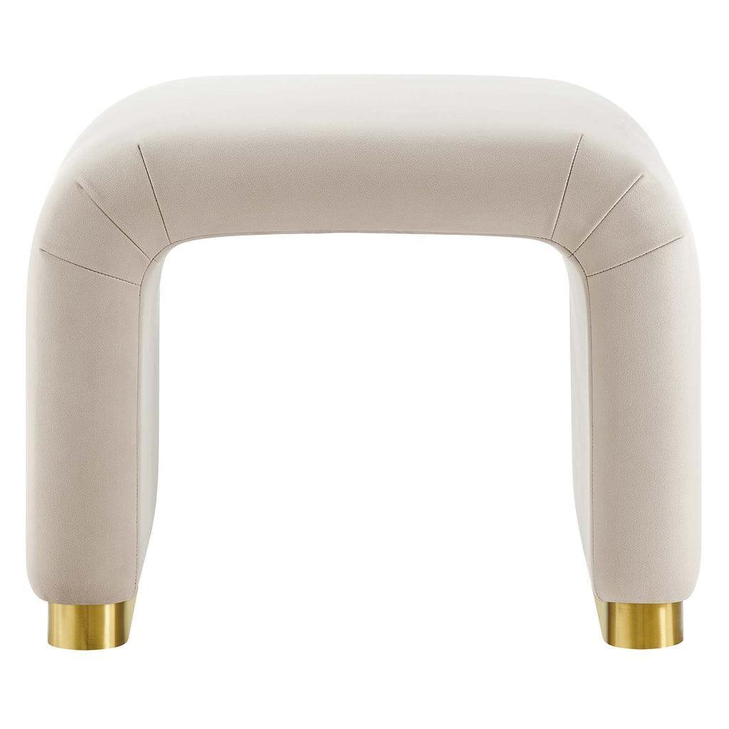 Modway Koda Performance Velvet Waterfall Stool FredCo