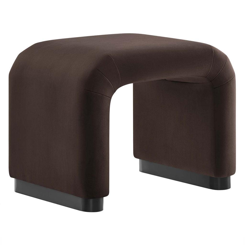 Modway Koda Performance Velvet Waterfall Stool FredCo