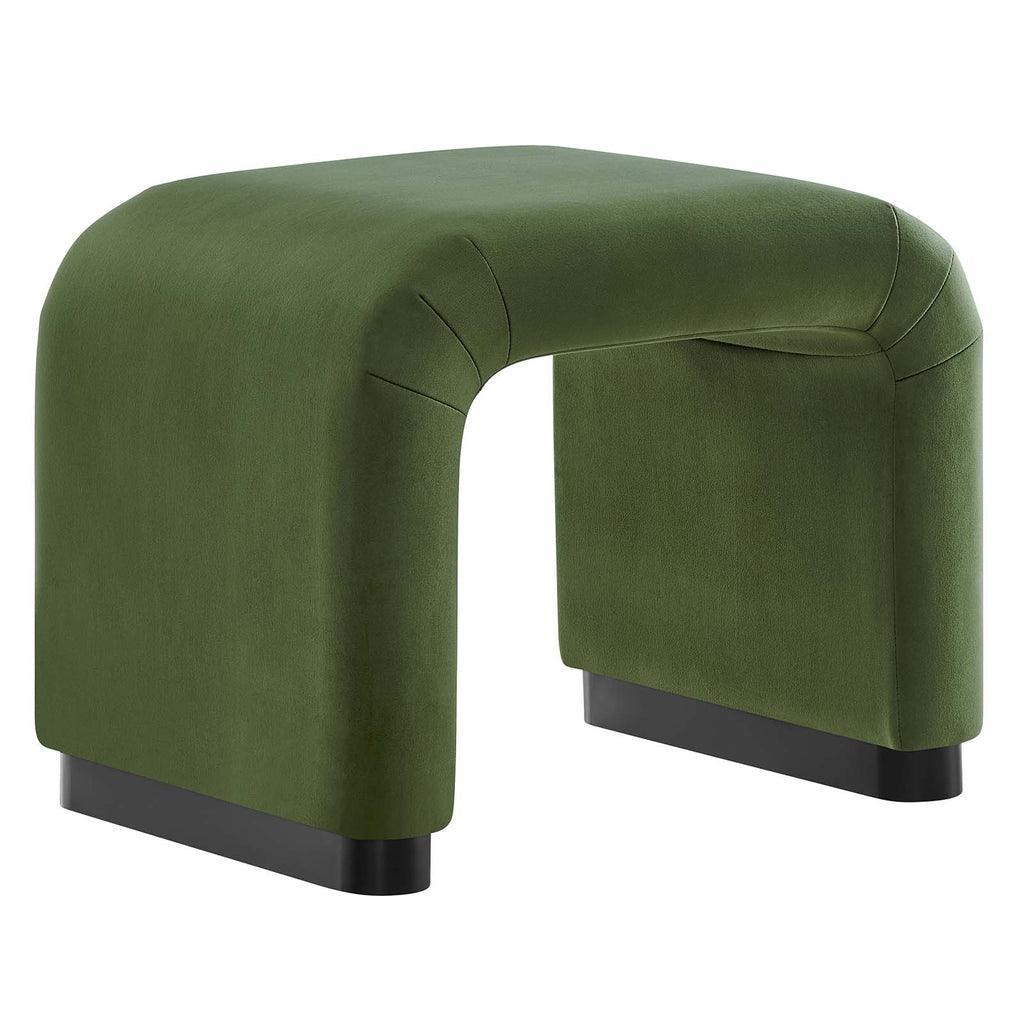 Modway Koda Performance Velvet Waterfall Stool FredCo