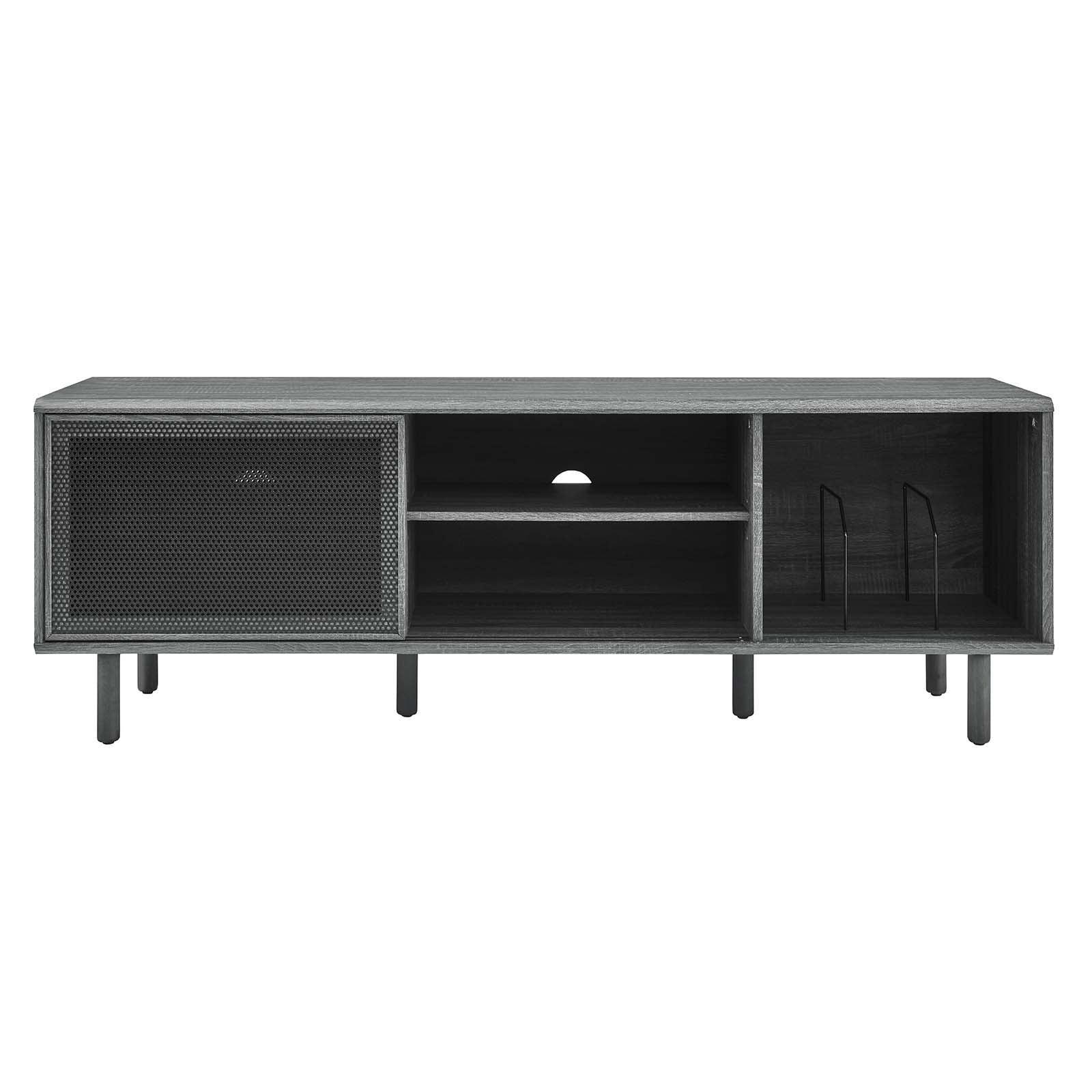 Modway Kurtis 67" TV and Vinyl Record Stand FredCo