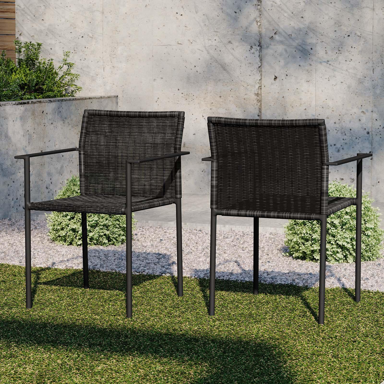Modway Lagoon Outdoor Patio Dining Armchairs Set of 2 FredCo