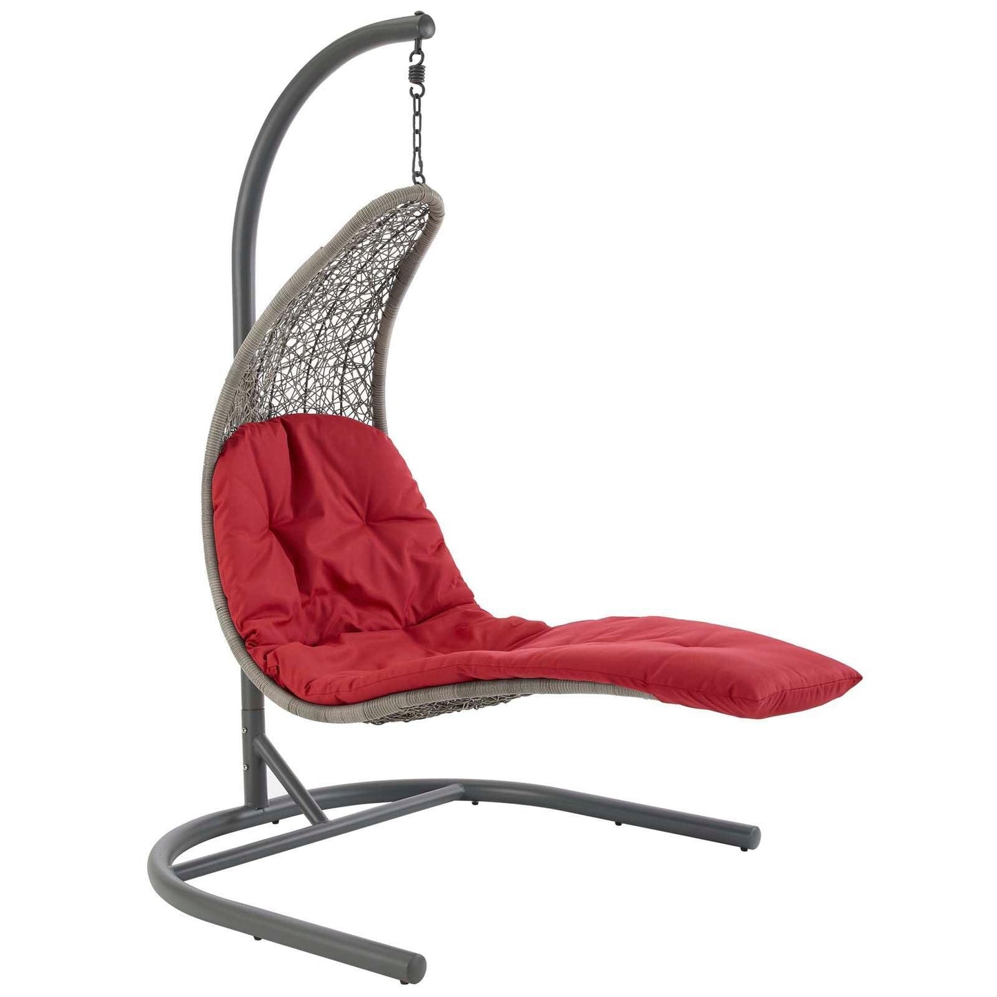 Modway Landscape Hanging Chaise Lounge Outdoor Patio Swing Chair FredCo