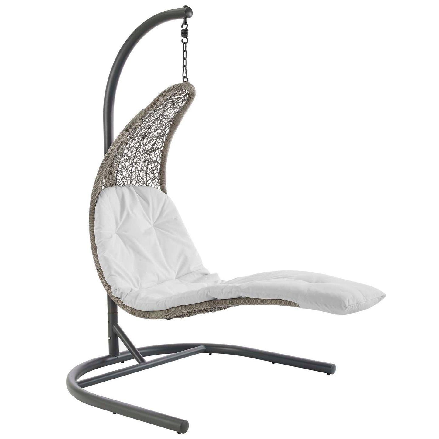 Modway Landscape Hanging Chaise Lounge Outdoor Patio Swing Chair FredCo