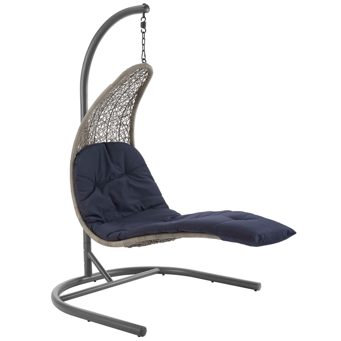 Modway Landscape Hanging Chaise Lounge Outdoor Patio Swing Chair FredCo