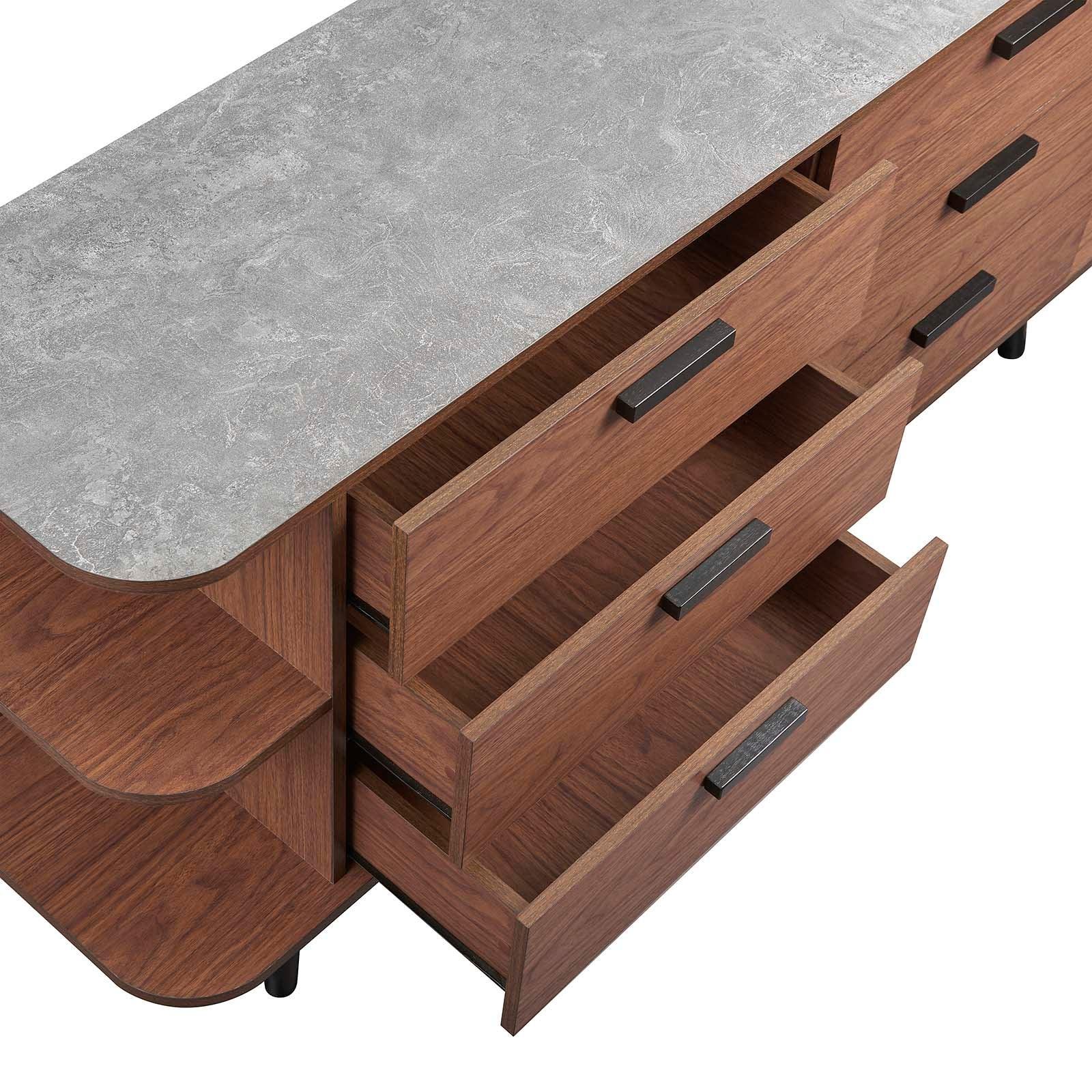 Modway Langston Open Display Storage Sideboard FredCo