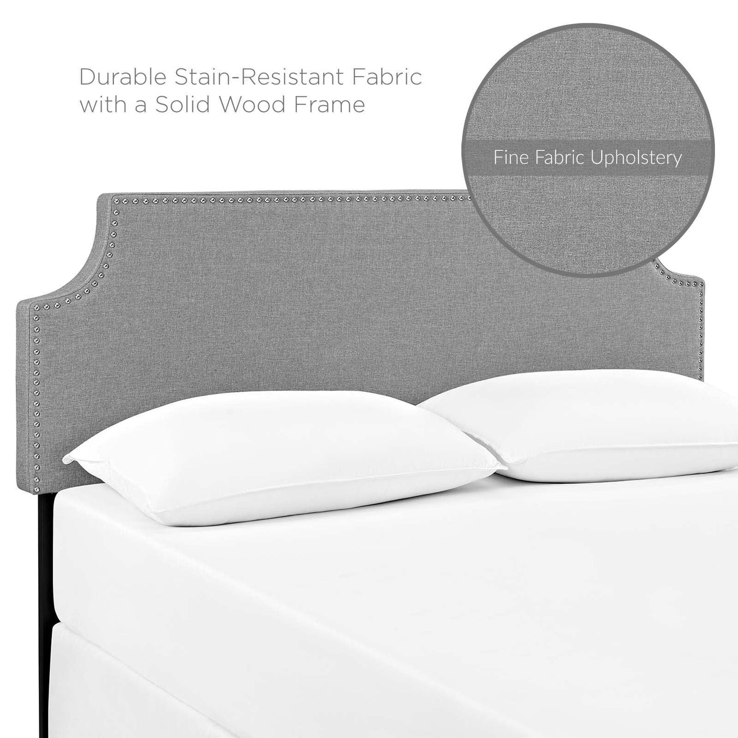 Modway Laura Full Upholstered Fabric Headboard FredCo