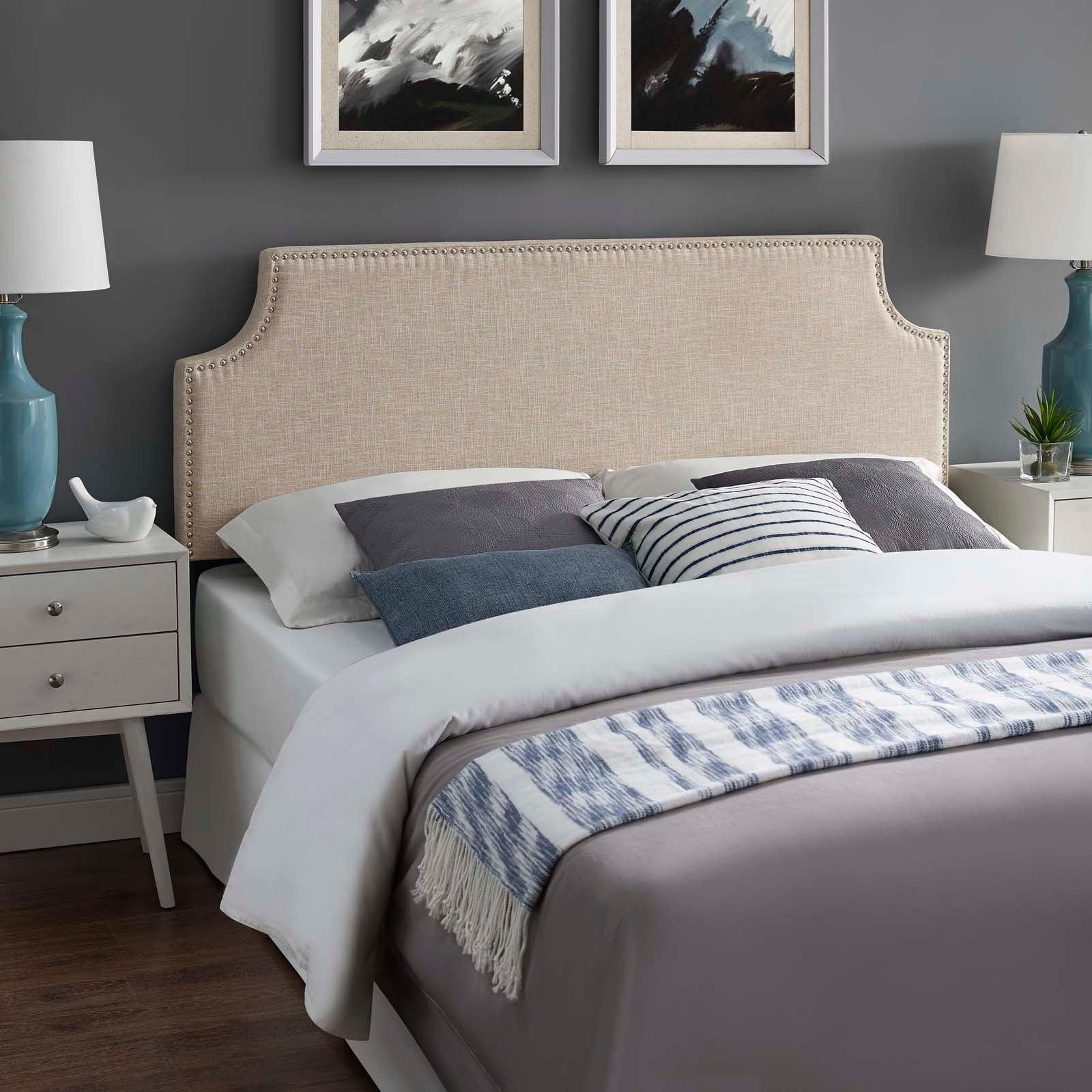 Modway Laura Queen Upholstered Fabric Headboard FredCo