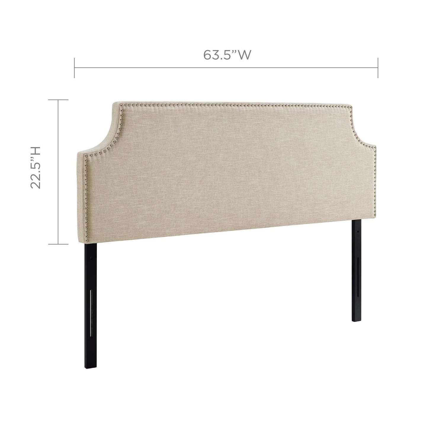 Modway Laura Queen Upholstered Fabric Headboard FredCo
