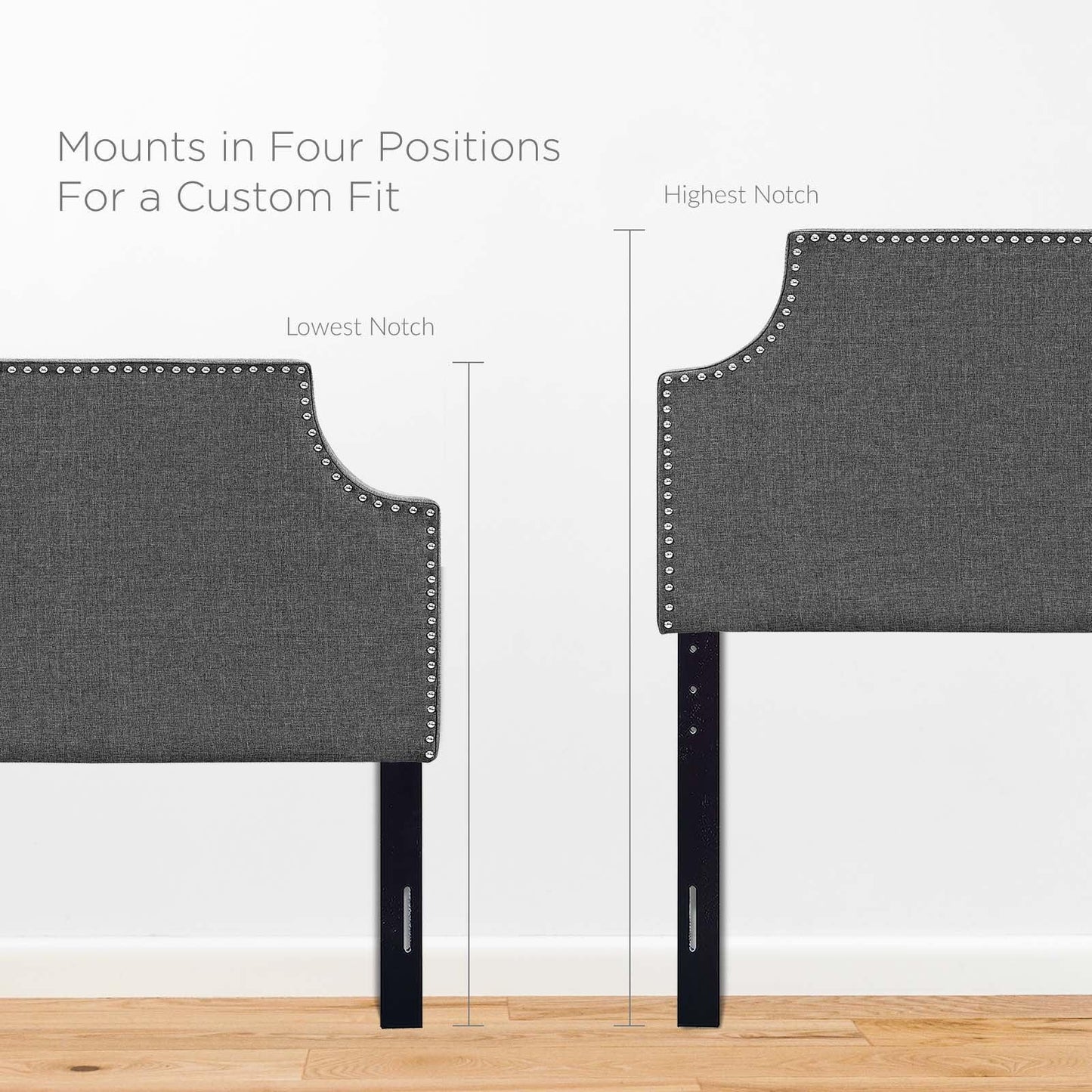 Modway Laura Twin Upholstered Fabric Headboard FredCo
