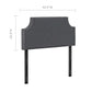 Modway Laura Twin Upholstered Fabric Headboard FredCo