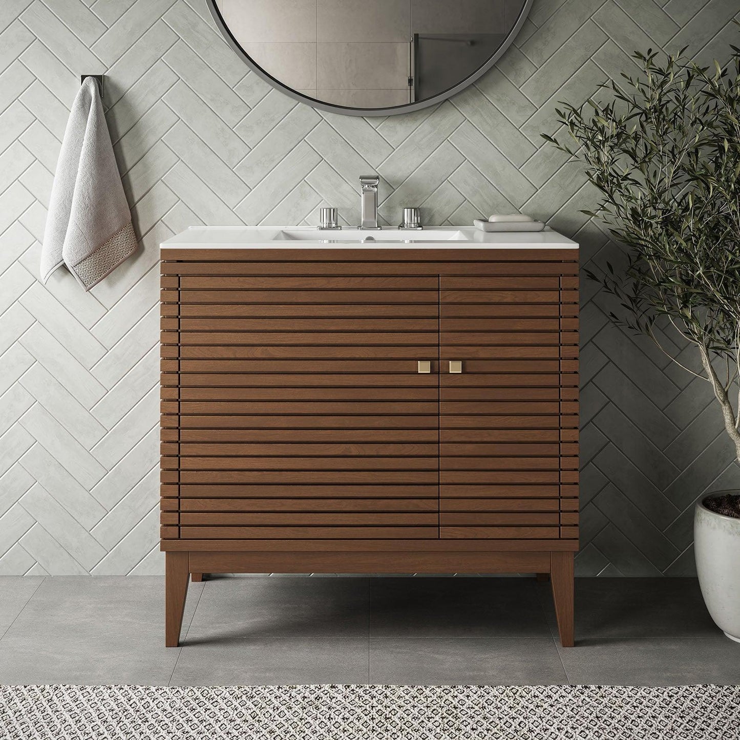 Modway Ledger 36" Bathroom Vanity FredCo