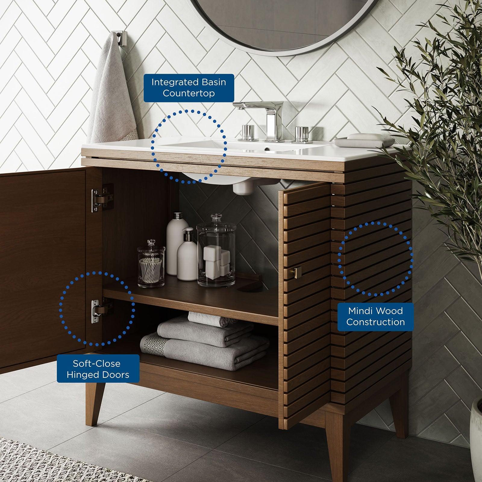 Modway Ledger 36" Bathroom Vanity FredCo