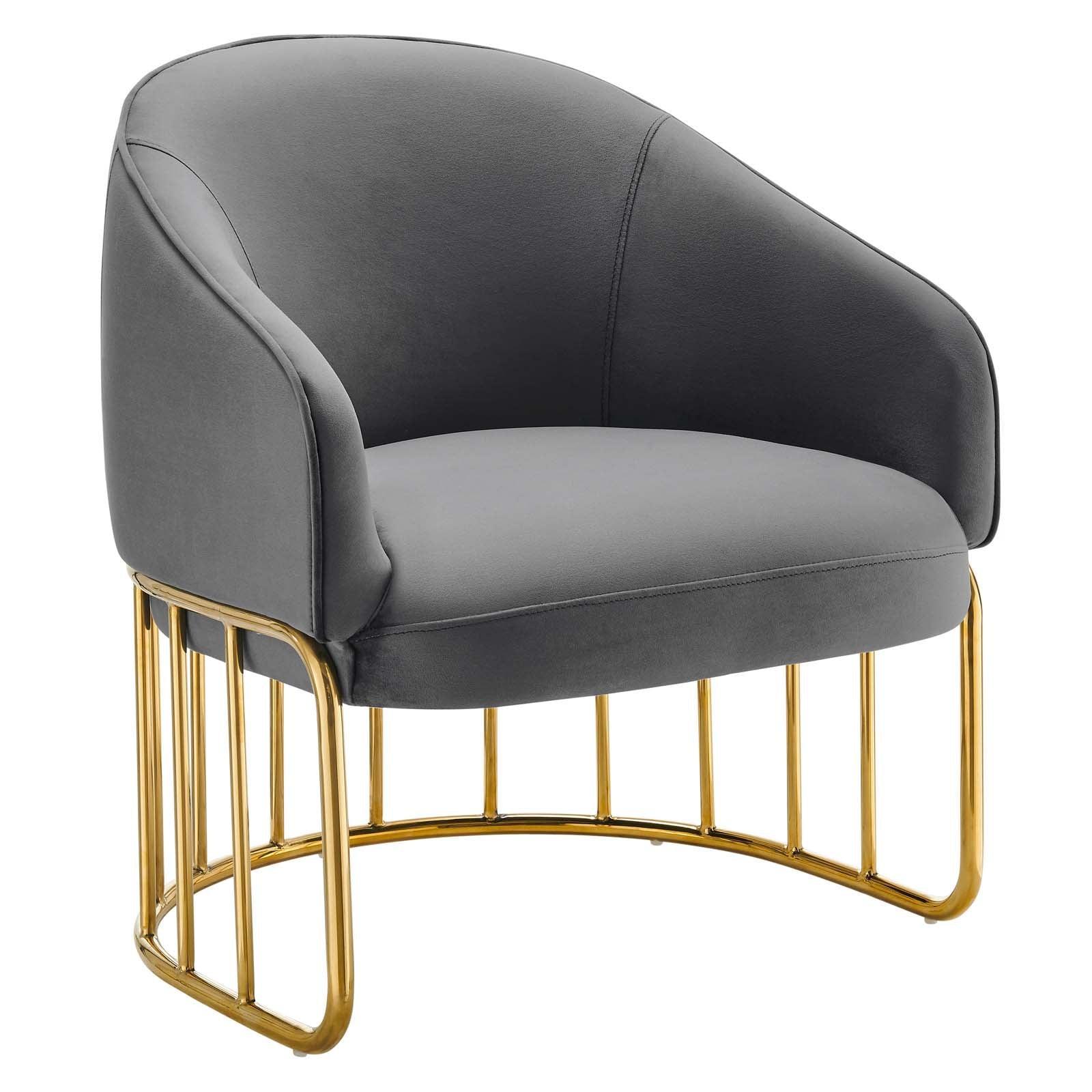 Modway Legacy Performance Velvet Armchair FredCo