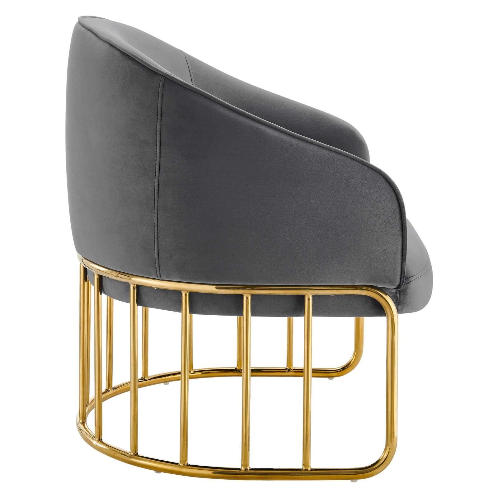 Modway Legacy Performance Velvet Armchair FredCo