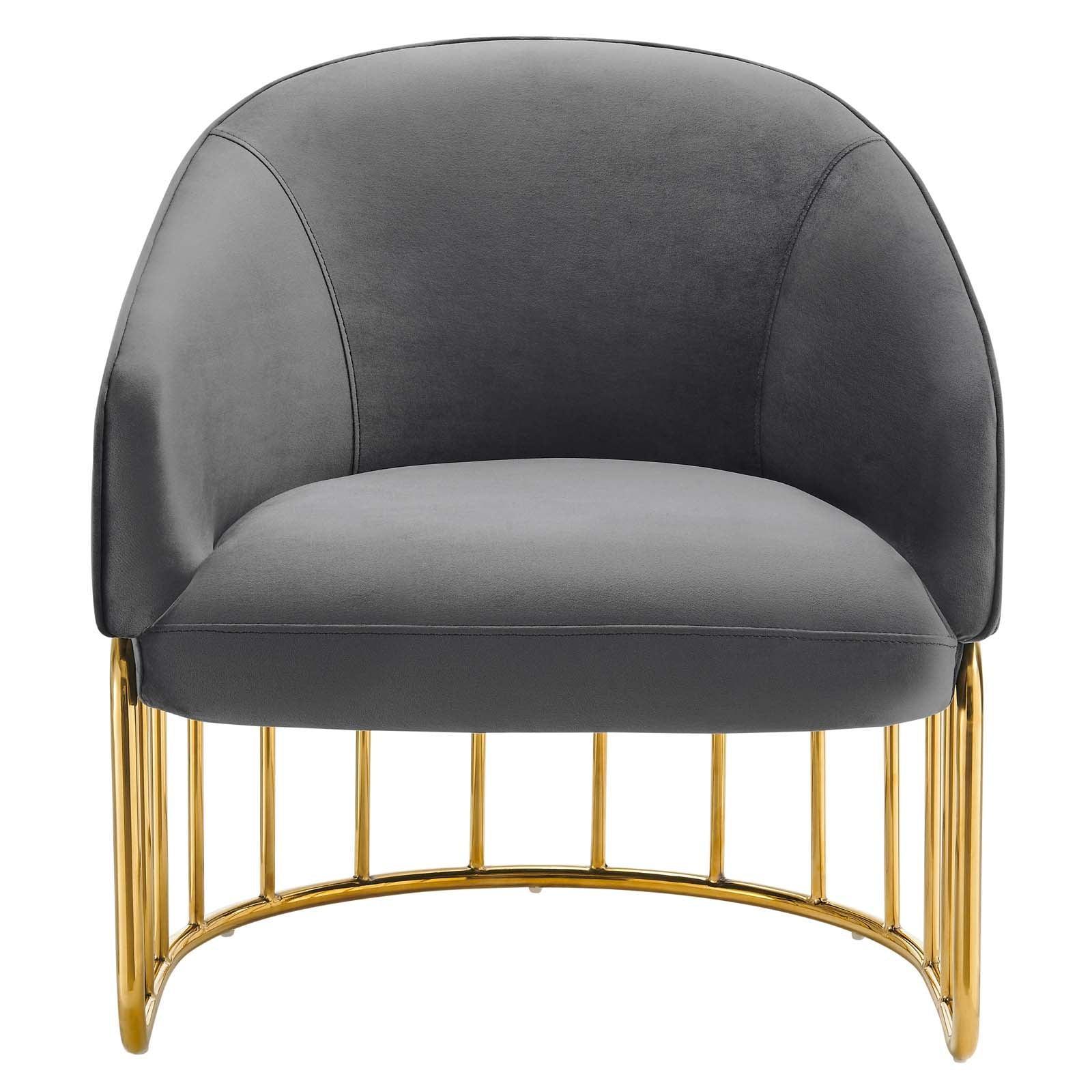 Modway Legacy Performance Velvet Armchair FredCo