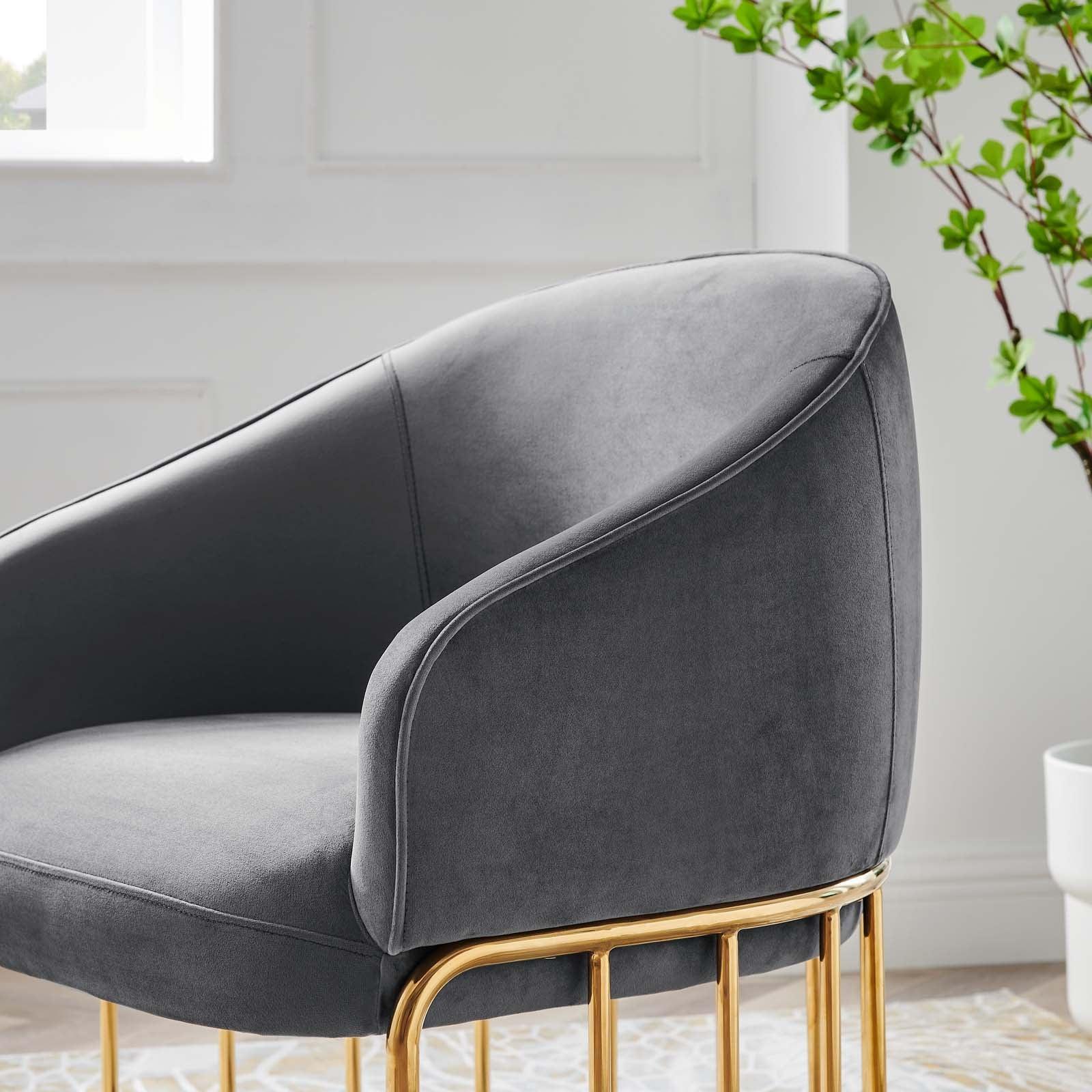 Modway Legacy Performance Velvet Armchair FredCo
