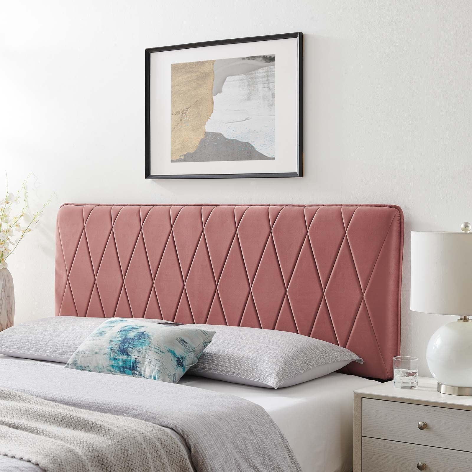 Modway Leila Performance Velvet Twin Headboard FredCo