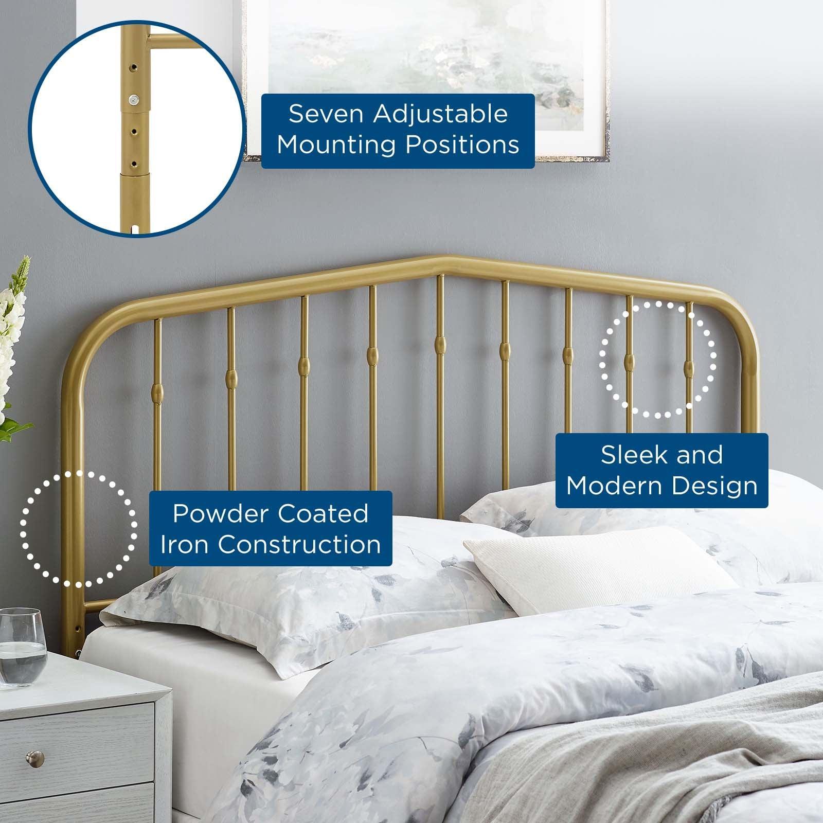 Modway Lennon Metal Headboard FredCo