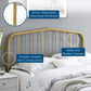 Modway Lennon Metal Headboard FredCo