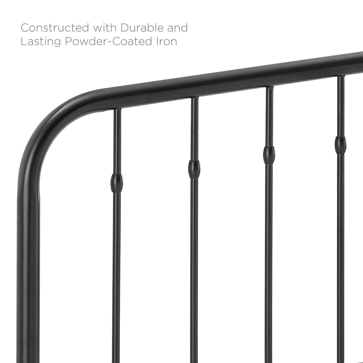 Modway Lennon Queen Metal Headboard FredCo