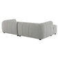 Modway Liana Left-Facing Upholstered Fabric Modular Sofa with Chaise FredCo