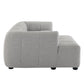 Modway Liana Left-Facing Upholstered Fabric Modular Sofa with Chaise FredCo