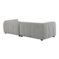 Modway Liana Right-Facing Upholstered Fabric Modular Sofa with Chaise FredCo