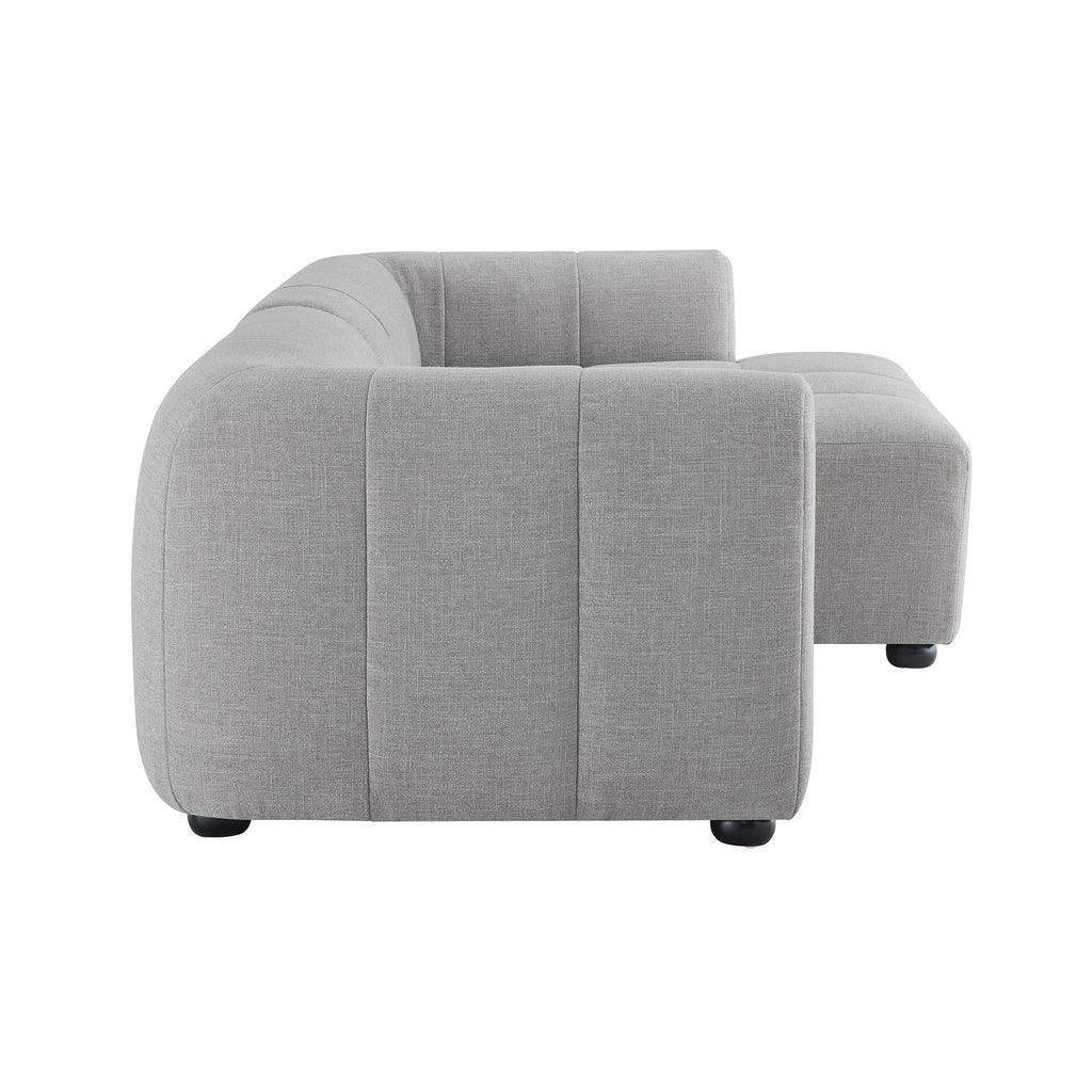 Modway Liana Right-Facing Upholstered Fabric Modular Sofa with Chaise FredCo