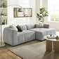 Modway Liana Right-Facing Upholstered Fabric Modular Sofa with Chaise FredCo