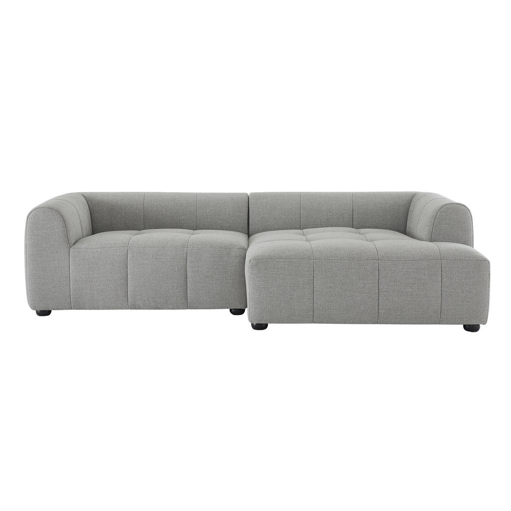 Modway Liana Right-Facing Upholstered Fabric Modular Sofa with Chaise FredCo