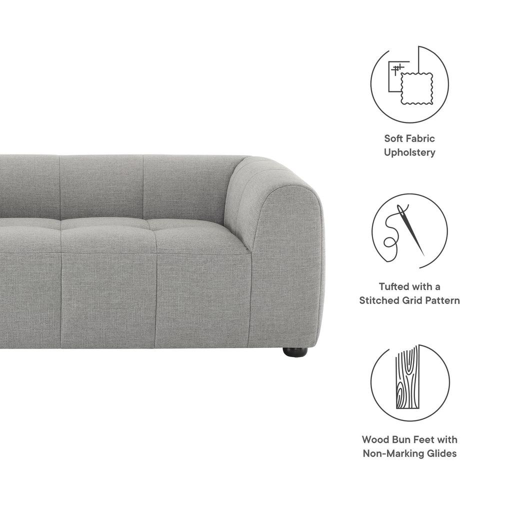 Modway Liana Upholstered Fabric Loveseat FredCo