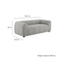 Modway Liana Upholstered Fabric Loveseat FredCo