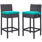 Modway Lift Bar Stool Outdoor Patio Set of 2 FredCo