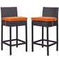 Modway Lift Bar Stool Outdoor Patio Set of 2 FredCo
