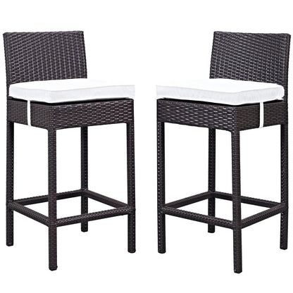 Modway Lift Bar Stool Outdoor Patio Set of 2 FredCo