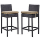 Modway Lift Bar Stool Outdoor Patio Set of 2 FredCo