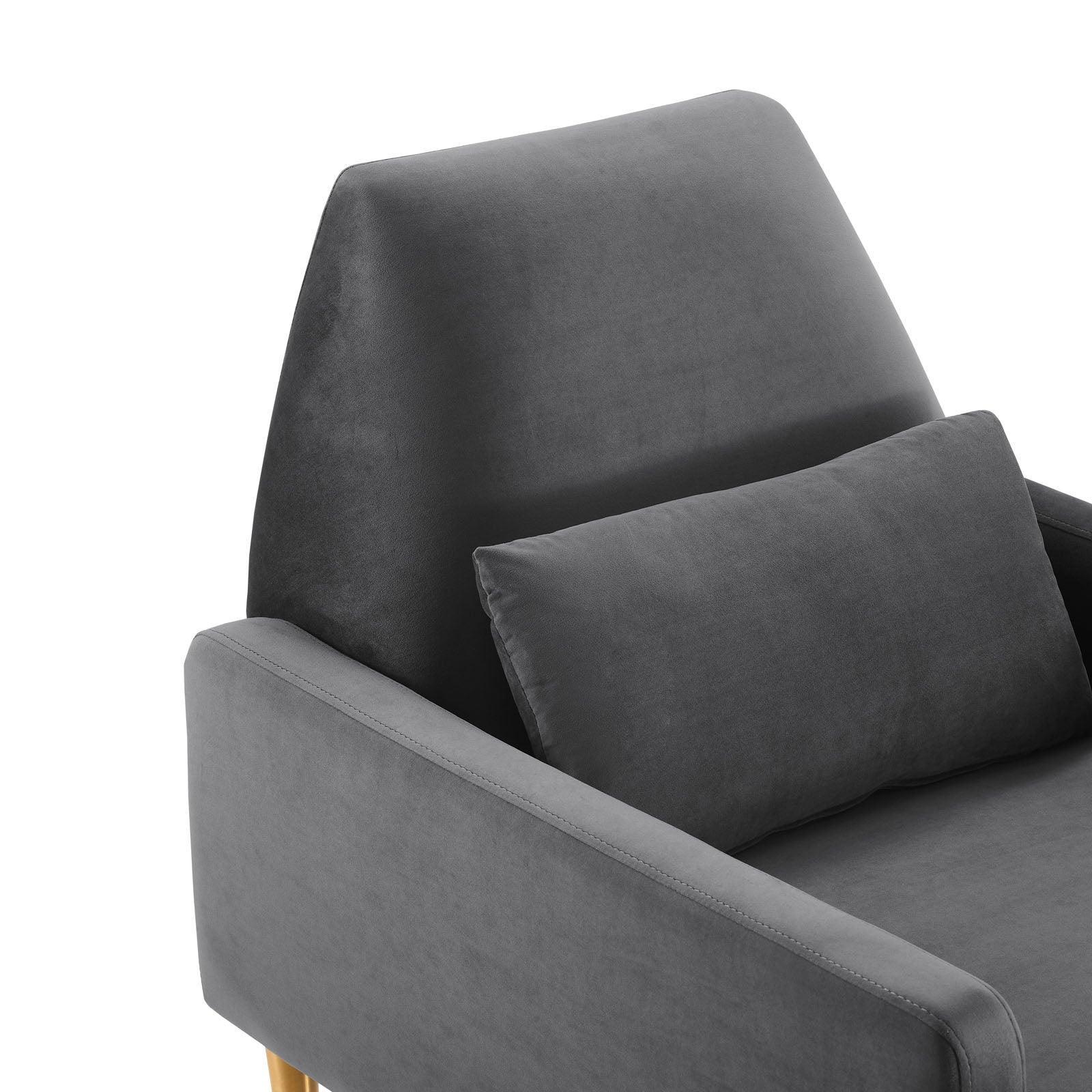 Modway Liliana Performance Velvet Armchair FredCo