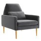 Modway Liliana Performance Velvet Armchair FredCo