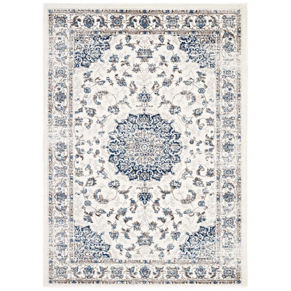 Modway Lilja Distressed Vintage Persian Medallion Area Rug FredCo