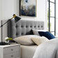Modway Lily Biscuit Tufted Full Performance Velvet Headboard FredCo