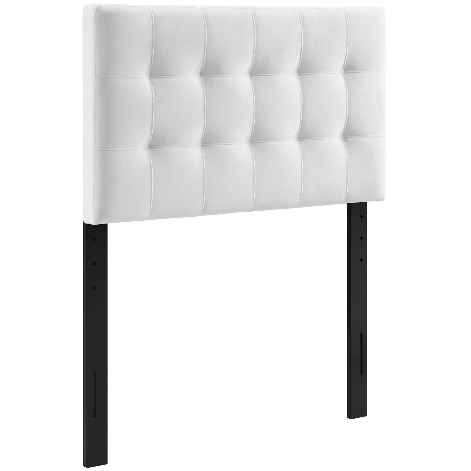 Modway Lily Biscuit Tufted Twin Performance Velvet Headboard FredCo