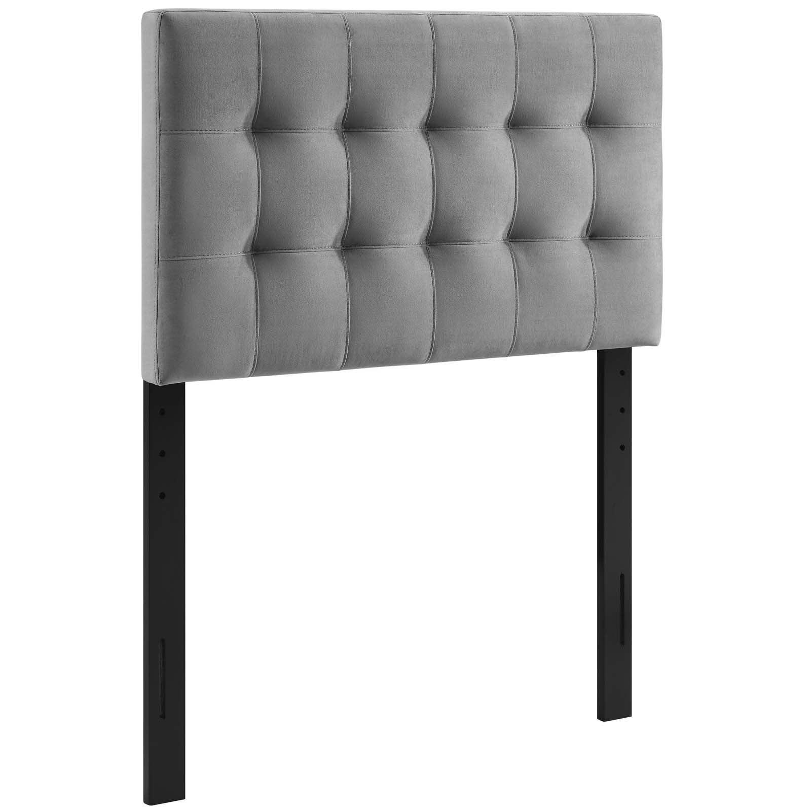 Modway Lily Biscuit Tufted Twin Performance Velvet Headboard FredCo