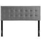 Modway Lily King Biscuit Tufted Performance Velvet Headboard FredCo