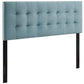 Modway Lily King Biscuit Tufted Performance Velvet Headboard FredCo